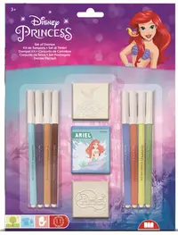 Set carioci Multiprint The Little Mermaid - 8 bucăți , cu 2 stampile