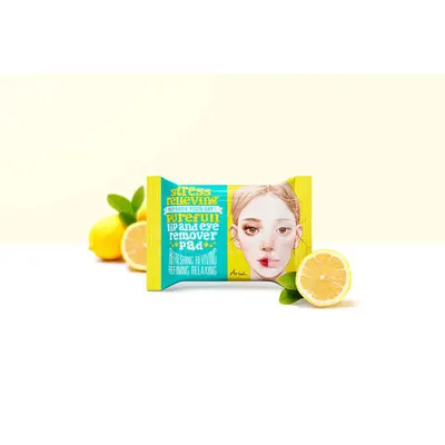 Dischete Demachiante Pentru Buze și Ochi, Ariul Stress Relieving Purefull Lip & Eye Remover Pad, 30 buc | Ariul