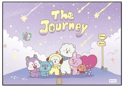 Mousepad Erik Animation: BT21 - The Journey