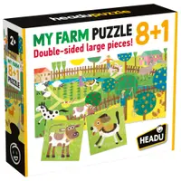 Puzzle educativ Headu - Ferma, 8+1