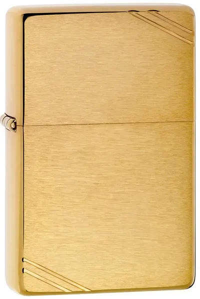 Bricheta Zippo Vintage - Brushed Brass, Gold