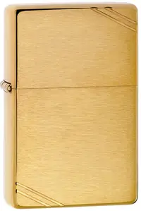 Bricheta Zippo Vintage - Brushed Brass, Gold