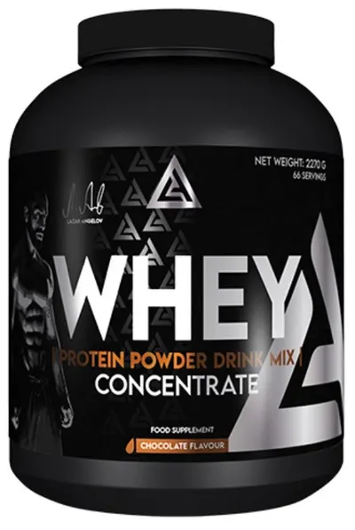 Whey Protein Powder Drink Mix, ciocolată cu nucă de cocos, 2270 g, Lazar Angelov Nutrition
