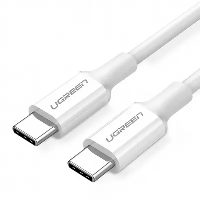 Cablu Date si Incarcare USB-C - USB-C UGREEN US264, 60W, 2m, Alb