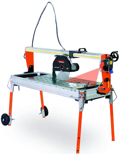 Masina de taiat placi, materiale de constructii - 120cm, 2.2kW, PRIME 120S, kit laser si roti - Battipav-91201