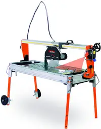 Masina de taiat placi, materiale de constructii - 120cm, 2.2kW, PRIME 120S, kit laser si roti - Battipav-91201