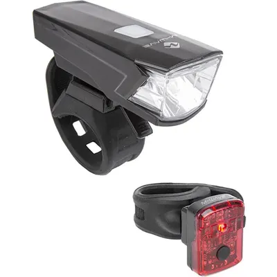 Set Lumini cu Acumulator M-WAVE ATLAS K15 USB