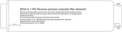 Filtru combinat de schimb Elixir - pentru dozator Elixir Go