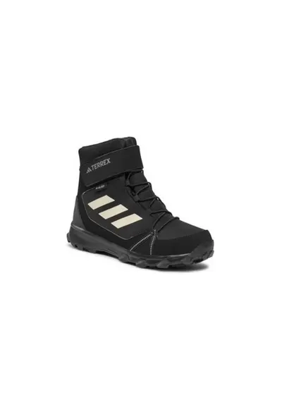Bocanci trekking baieti 302936625 - Sintetic - Negru - Negru