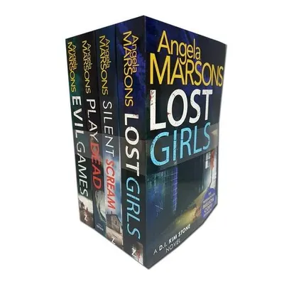 Detective Kim Stone Crime Thriller Series Angela Marsons Collection 4 Books Set (Lost Girls, Silent Scream, Play Dead, Evil Games)