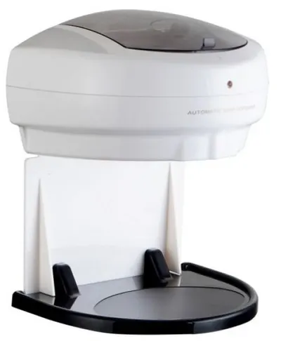 Dozator vertical pentru săpun lichid și dezinfectant Inter Ceramic – Alb, 450 ml