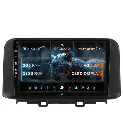 Navigatie Hyundai Kona (2018+), Android, E-Octacore 2GB RAM + 32GB ROM, 10.1 Inch - AD-BGE10002+AD-BGRKIT183V2