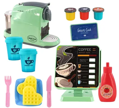 Set de joc Sonne - Aparat de cafea, verde