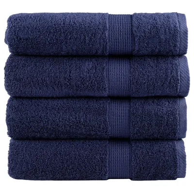 Gossi prosoape de maini premium solund 4buc bleumarin 50x100cm 600gsm