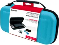 Husă si protector Nacon - Starter Pack, albastru (Nintendo Switch 2)