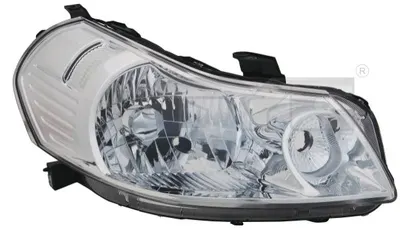 Far stanga potrivit FIAT SEDICI SUZUKI SX4 2006-2014 - (H4, electric, fundal cromat)