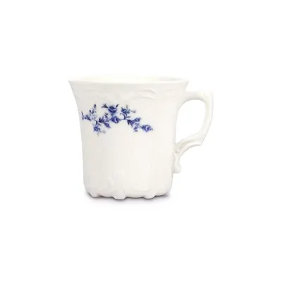 Ceașcă albă/albastră pentru cappuccino din porțelan 200 ml Retro – BonBistro