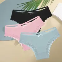 Set 3 perechi de chiloti pentru dama, CH105, Multicolor
