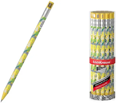 Creion automat Erich Krause Colour Touch - Lime, 2.0 mm, HB