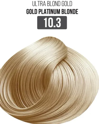 Vopsea Profesionala Cu Amoniac Redus EVOQUE Milk Therapy 100 ml - 10.3 Gold Platinum Blonde - Cu Tehnologie Lipid Micro Emulsion