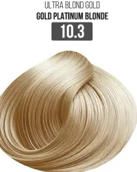Vopsea Profesionala Cu Amoniac Redus EVOQUE Milk Therapy 100 ml - 10.3 Gold Platinum Blonde - Cu Tehnologie Lipid Micro Emulsion