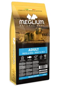 Meglium Dog Sensible FishRice 14kg: 24% proteină, 3300 Kcal/kg