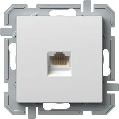 Logiq Priza Date 1P RJ45 CAT6 Alb, TEM Modul TEM-KQ40PWXO-U