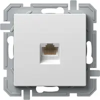 Logiq Priza Date 1P RJ45 CAT6 Alb, TEM Modul TEM-KQ40PWXO-U