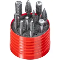 Set Freze Carburi metalice cu tijă de 6 mm – 10 piese