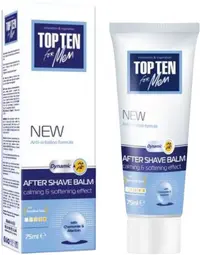 Top Ten Balsam după ras dinamic, pentru piele sensibilă, 75 ml