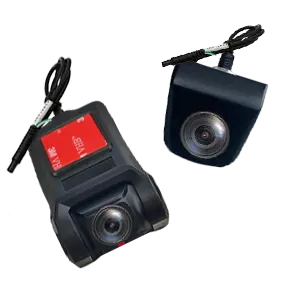 [Pachet] Cameră auto video marșarier cu infraroșu - AD-BGCM3 + Cameră trafic DVR, afișaj live pe multimedia și înregistrare pe SD - AD-BGCMDVR2