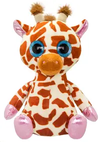 Jucărie de pluș Wild Planet - Pui de girafă, 21 cm