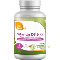 Vitamina D3+K2 Formula Avansata pentru Absorbtie Superioara 90tb masticabile