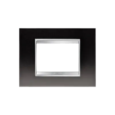 Placa ornament Chorus LUX - METAL - 3 module- GUNBARREL GREY - CHORUS