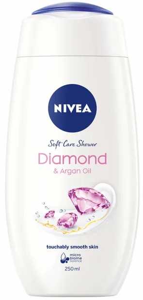 Nivea Gel de duș Diamond & Argan oil, 250 ml