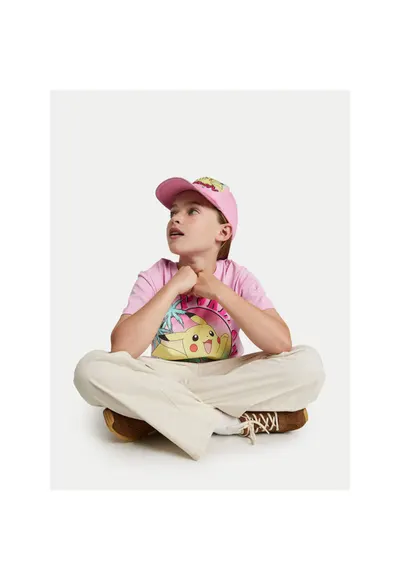 Tricou fete - 304938238 - Bumbac - Roz - Roz