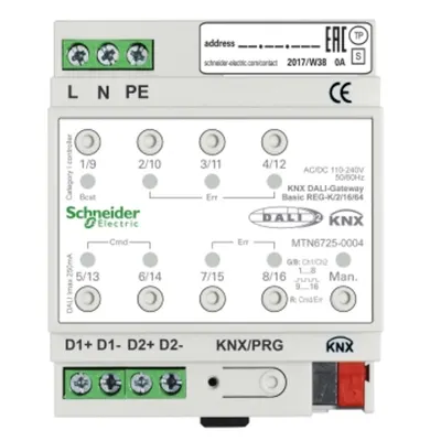 Gateway KNX DALI Basic REG-K/2/16/64