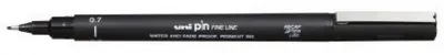 Liner Uniball Pin Fine – Negru, 0.7 mm