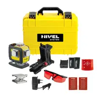 Pachet Multilaser rosu în cruce (4 x 360°), Bluetooth cu trepied - Nivel System-CL4D-R