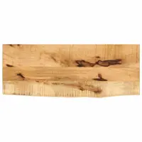 Gossi blat de masa margine naturala, 70x40x2,5 cm, lemn masiv mango
