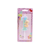 Lumânare aniversară, pentru copii, cifra 1, Giftdesign, 8 cm