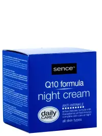 Sence Beauty Crema antirid de noapte 50 ml Q10 All skin types