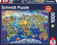 Puzzle Schmidt din 1000 de piese - Discover the World