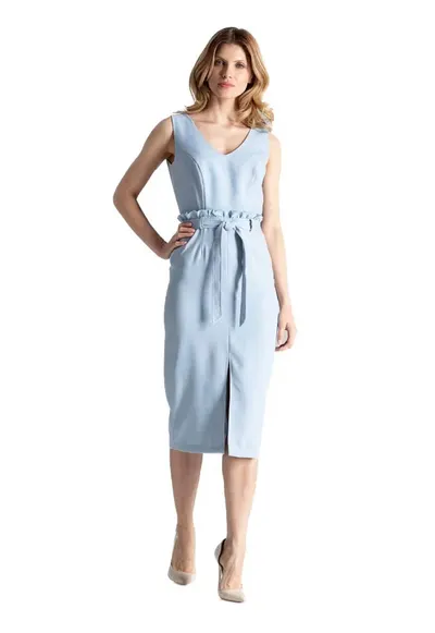 Rochie de seara dama Isomri M633 albastra - Albastru deschis