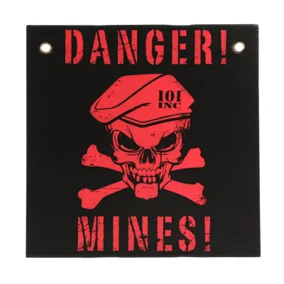 Semn avertizare DANGER! MINES! 101INC - Default Title