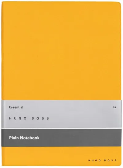 Caiet Hugo Boss Essential Storyline - A5, foi albe, galben