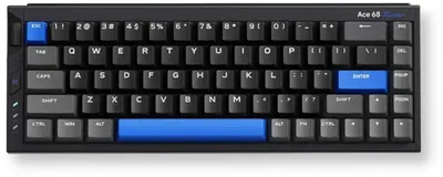 Tastatură mecanică MCHOSE - Ace 68 Turbo, comutator magnetic Mount Tai GT, RGB, neagră