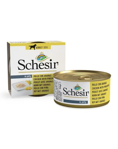 SCHESIR Fruit Mancare caine, cu pui si ananas 150 g