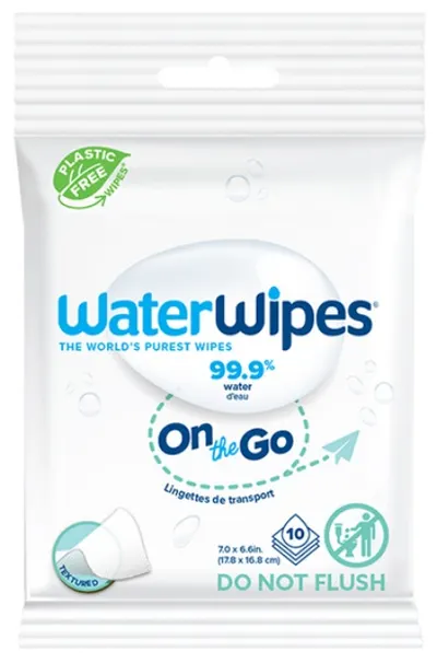 Șervețele umede Water Wipes - Refresh On The Go, 10 buc