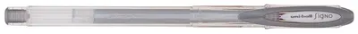 Roller cu gel Uniball Signo Noble Metal – Argintiu, 0.8 mm
